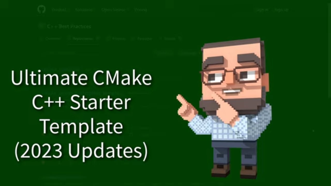 C++ Weekly - Ep 376 - Ultimate CMake C++ Starter Template (2023 Updates)