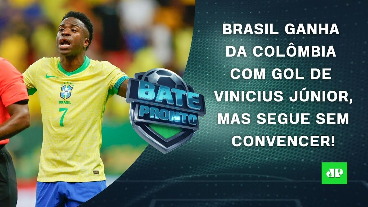Seleção Brasileira GANHA com GOL de Vini Jr, mas NÃO CONVENCE e OUVE CRÍTICAS! | BATE-PRONTO