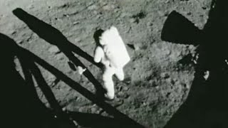 Astronauts on the Moon - Stock Footage