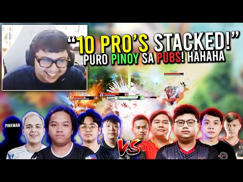 "10 PRO's STACKED SA PUBS! NAPALIBUTAN NG PINOY!"🤣 - TEAM ARMEL vs TEAM PALOS!🔥🤣