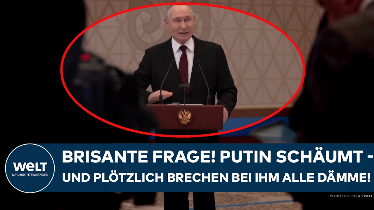 UKRAINE-KRIEG: "Um jeden dem Erdboden gleichzumachen!" Plötzlich die Verbalentgleisung von Putin!