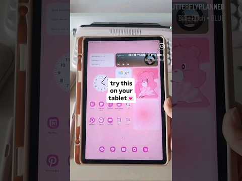 How to Customize Your Samsung Tablet 💌  Samsung Tablet Hidden Features | Aesthetic Setup