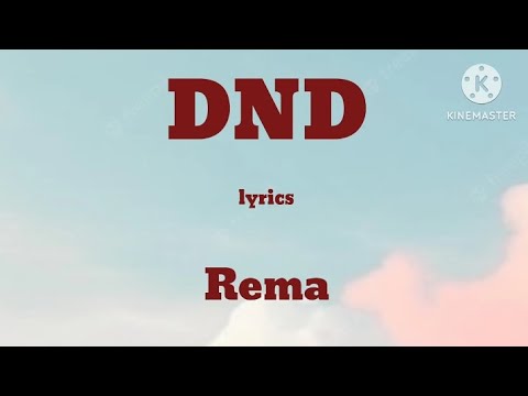 Rema - DND (Lyrics)