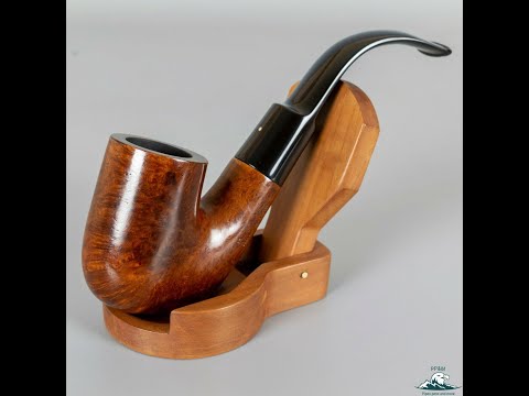 1976 Handmade Dunhill Root Briar Smooth Oom Paul Saddle Stem (52HU)