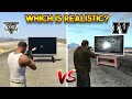 GTA 5 VS GTA 4 WHICH IS MORE REALISTIC