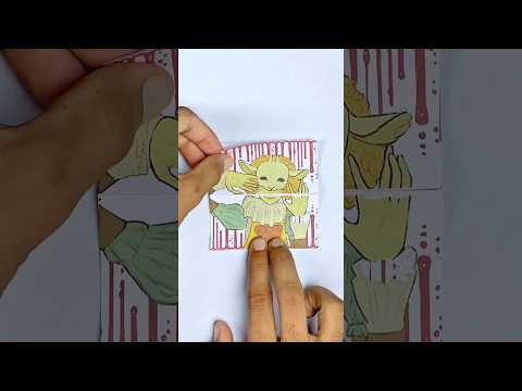 Harpy hare paper craft new idea diy￼ #harpyhare #diy #shorts #craftart