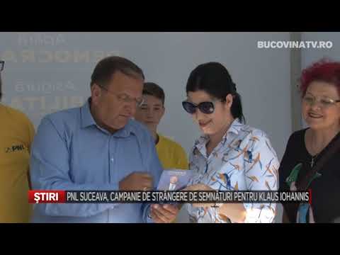 PNL SUCEAVA, CAMPANIE STRANGERE DE SEMNATURI PENTRU KLAUS IOHANNIS