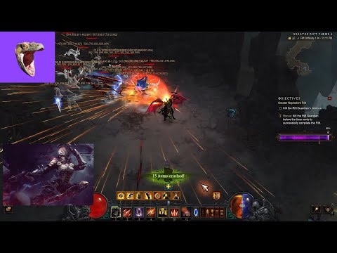 Rank 1 UE Demon Hunter 134 - Strafe-Multishot (Diablo 3 Season 27)