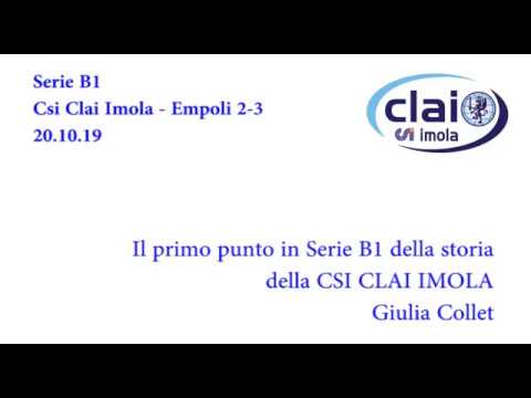 Csi Clai Imola - Primo punto in serie B1 [20.10.19]