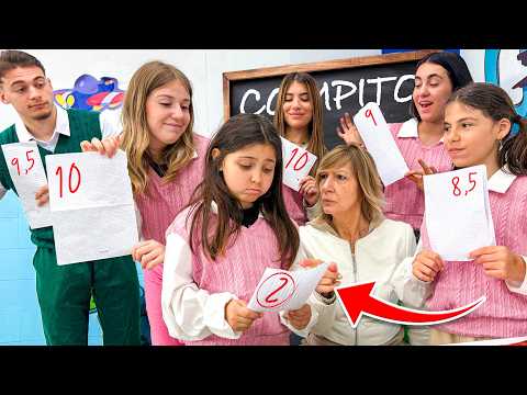ILARY PRENDE 2 AL COMPITO IN CLASSE DI GEOGRAFIA A SCUOLA PER COLPA DELLA NUOVA SORELLA CATTIVA!