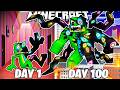 I Survived 100 Days As MR RIBBIT In Minecraft