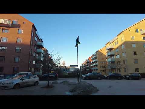 Walking in Frösunda | January 2022 | Stockholm Sweden #325