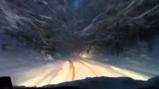 preview picture of video 'Rallying in the snow Kent England'