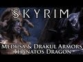 Medusa Drakul armors and Thanatos dragon для TES V: Skyrim видео 2