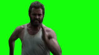 Logan running green screen
