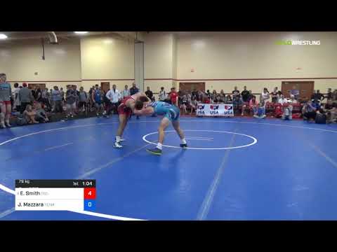 2018 Marine Corps US Open/UWW Junior Freestyle 79 Rnd Of 32 - Ethan Smith (OSC-) Vs. Joey Mazzara