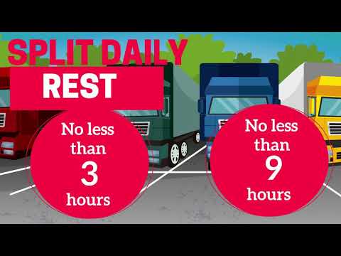 Split daily rest  -  EU rules - 2022