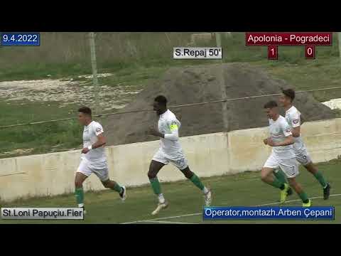 9 4 2022 Apolonia   Pogradeci 2 0,golat Repaj 50',Diop 72'