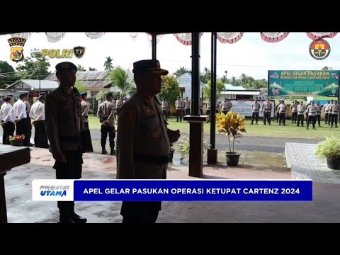 POLRES WAROPEN APEL GELAR PASUKAN OPS KETUPAT CARTENZ 2024