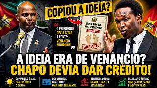 "CHAPO COPIOU VENÂNCIO? A DECLARAÇÃO QUE ESTÁ A DIVIDIR MOÇAMBIQUE!"