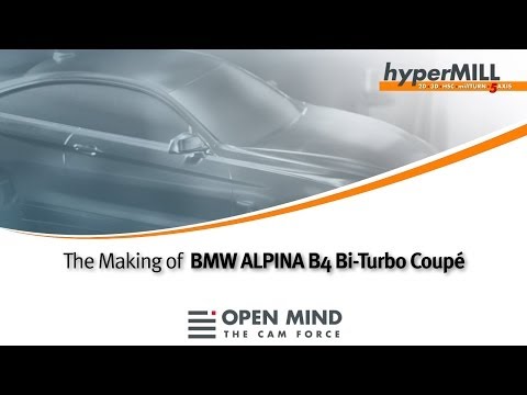 BMW ALPINA B4 Bi-Turbo – programmed with hyperMILL
