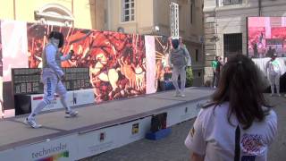 Maratona di Scherma a Roma 2011: Alessandro Di Ciolo - Francesco Tiberi