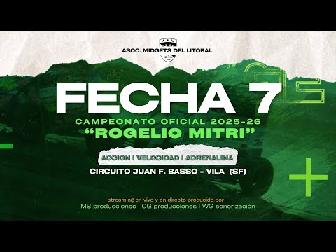 🔥 Midgets del Litoral en Vila – 7° Fecha del Torneo Oficial "Rogelio Mitri" I Copa Sancor Seguros.