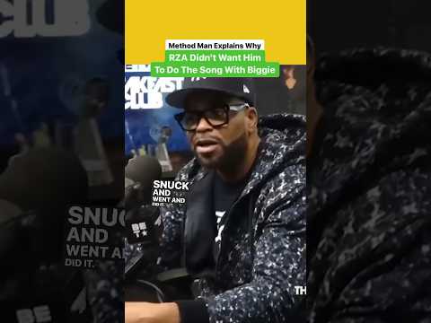 Method Man On Why RZA Didn’t Want Him To Do The Song With Biggie