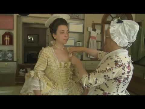 Crafting of a rococo gown