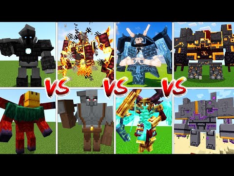 STRONGEST BOSSES Tournament - Minecraft Mob Battle