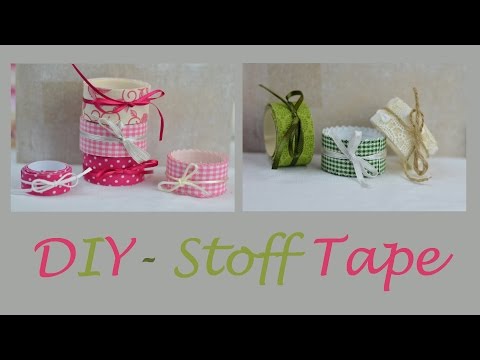 Tolles Deko-Tape aus Stoff - Kreative DIY-Geschenkverpackungen