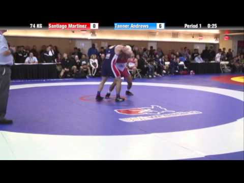 GR 74 KG - Santiago Martinez (Florida Jets) vs Tanner Andrews (NYAC/USOEC)