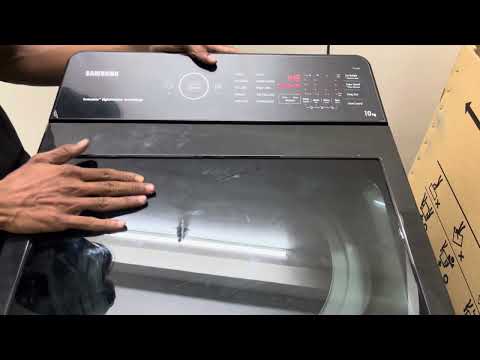 Samsung Ecobubble Washing Machine ⚡ 10 kg Top Load Washing Machine demo/how to ues/