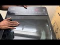 Samsung Ecobubble Washing Machine 10 Kg Top Load Washing Machine Demo How To Ues