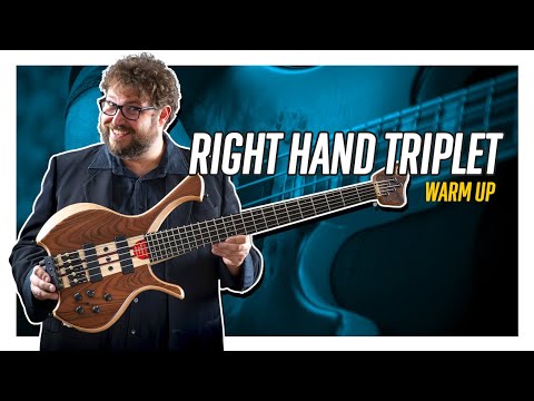 CRAZY Right Hand Triplet Warm Up - FREE PDF Electric Bass Lesson - Federico Malaman
