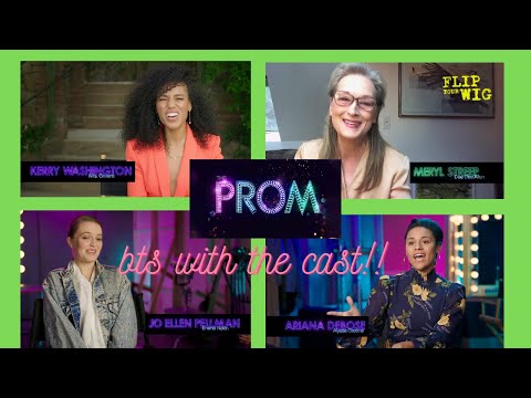 BEHIND THE SCENES NETFLIX 'THE PROM' WITH THE CAST!
