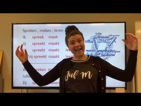 NT2 les 38 wOnen ik wOOn werkwoord lange klank grammatica TC 3.6 Nederlands leren #LearnDutch