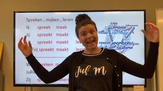 NT2 les 34 wOnen ik wOOn werkwoord lange klank grammatica TC 3.6 Nederlands leren #LearnDutch