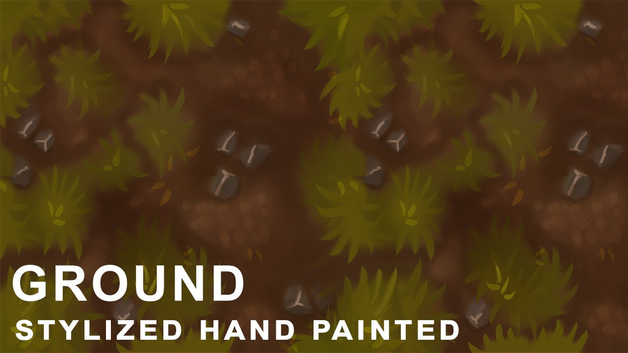 How to Make Beautiful Hand Painted Ground Textures in Just 5 Minutes!
