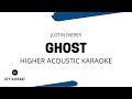 Ghost (Higher Key) Acoustic Karaoke/Instrumental Justin Bieber