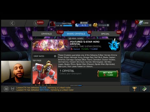 5x 5-stars Featured & a 6-Star Crystal - Marvel Contest of Champions