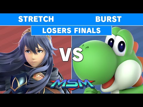 MSM Online 25 - SxD | Burst (Yoshi) Vs. Stretch (Lucina) Losers Finals - Smash Ultimate