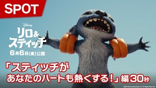 SPOT「スティッチがあなたのハートも熱くする!」編30秒