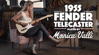 Video thumbnail for 1955 Fender Telecaster played by Monica Valli by Carter Vintage Guitars