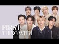 Stray Kids Reveal The First Celebrity To Follow Them On Social Media | First Thing With | ELLE