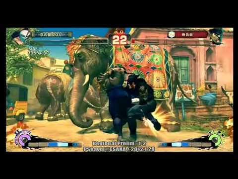 2012 SSF4AE National Tournament - Regional Prelim 1-2 (PSnavel@ESAKA / 2012.1.28)