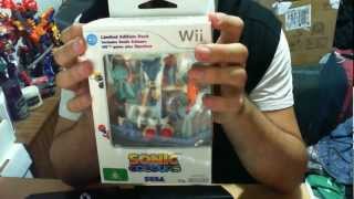 Vidéo Sonic Colours + Figurines