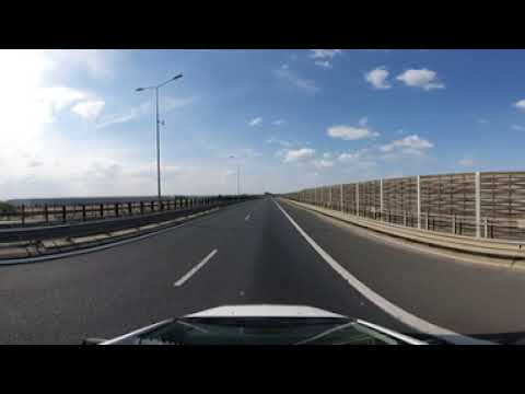 Driving on A1 HighWay Romania Video 360
