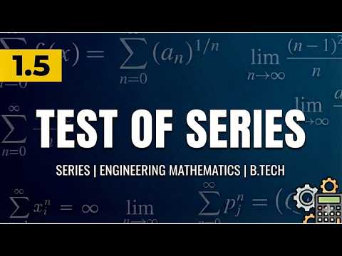 1.6 D'Alembert's Test or Ratio Test | Test of Series | Engineering Mathematics | B.Tech