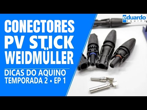 Conector MC4 PV Stick Weidmüller para Energia Solar